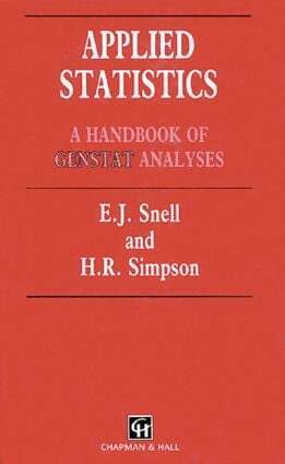 E. J. Snell, H. Simpson - Applied Statistics, Inbunden