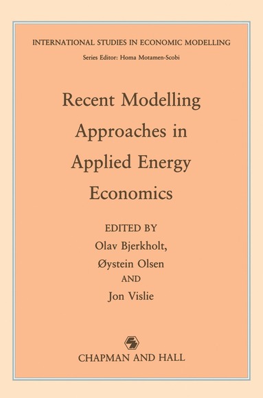 bokomslag Recent Modelling Approaches in Applied Energy Economics