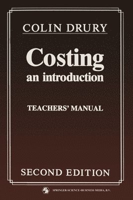 Costing: An introduction Teachers' Manual 1