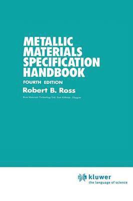 bokomslag Metallic Materials Specification Handbook