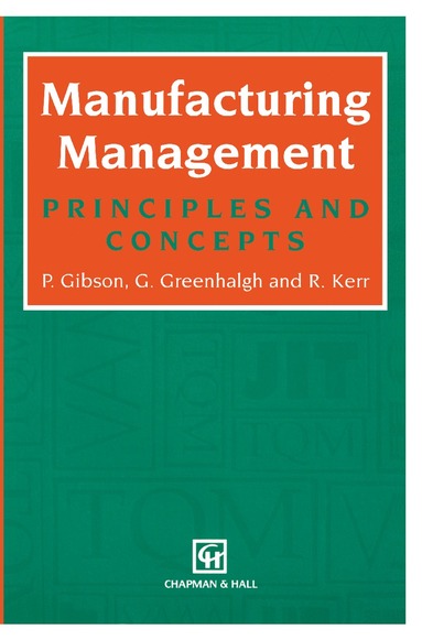 bokomslag Manufacturing Management