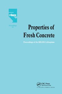 bokomslag Properties of Fresh Concrete