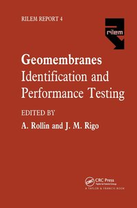 bokomslag Geomembranes - Identification and Performance Testing