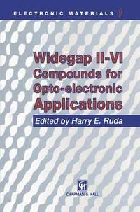 bokomslag Widegap IIVI Compounds for Opto-electronic Applications