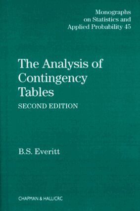 Brian S. Everitt - Analysis of Contingency Tables, Inbunden