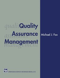 bokomslag Quality Assurance Management