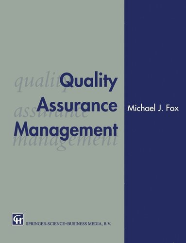 bokomslag Quality Assurance Management