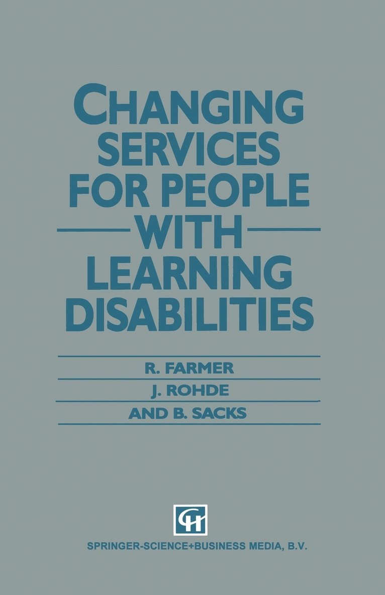 Changing Services For People With Learning Disabilities 1