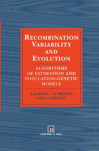 bokomslag Recombination Variability and Evolution