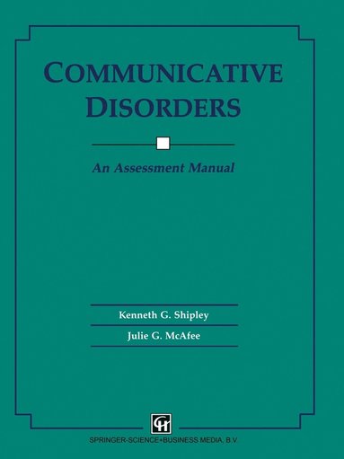 bokomslag Communicative Disorders