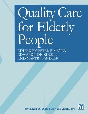 bokomslag Quality in Elderly Care