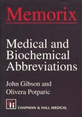 bokomslag Memorix Medical and Biochemical Abbreviations