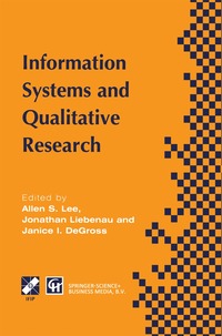 bokomslag Information Systems and Qualitative Research