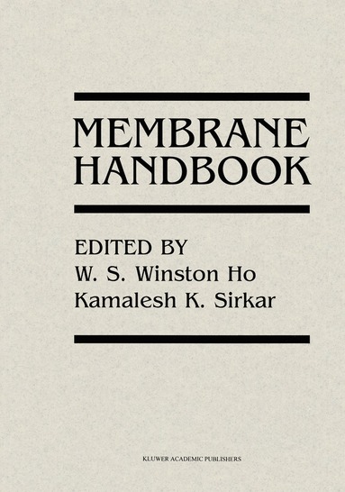 bokomslag Membrane Handbook