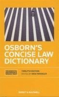 Mick Woodley - Osborn's Concise Law Dictionary, Häftad