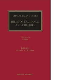 bokomslag Chalmers and Guest on Bills of Exchange and Cheques