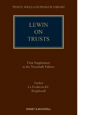 bokomslag Lewin on Trusts