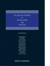bokomslag Class Actions in England & Wales