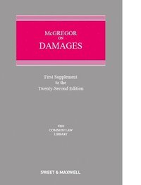 bokomslag McGregor on Damages