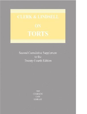 bokomslag Clerk & Lindsell on Torts