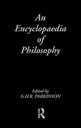 G.H.R. Parkinson - Encyclopedia of Philosophy, Inbunden