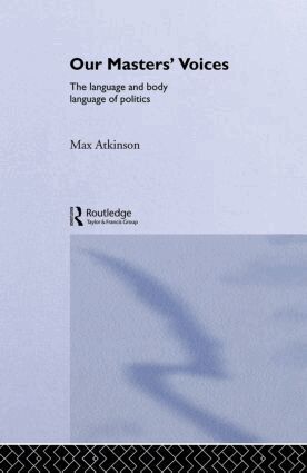 Max Atkinson, M. Atkinson - Our Masters' Voices, Häftad