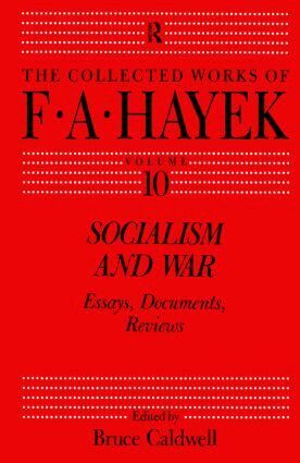 Bruce Caldwell - Socialism and War, Inbunden
