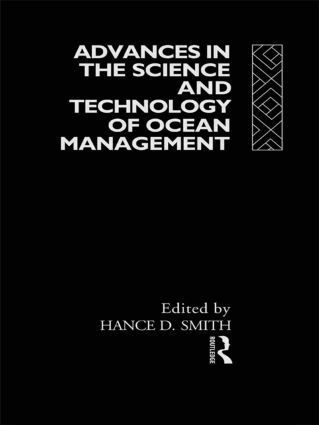 Hance Smith - Advances in the Science and Technology of Ocean Management, Inbunden