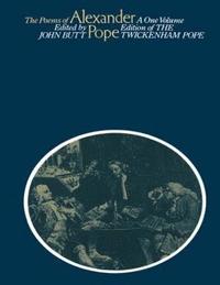bokomslag The Poems of Alexander Pope