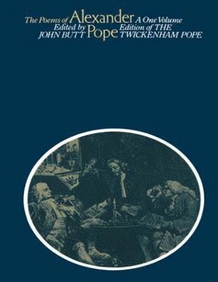 John Butt - Poems of Alexander Pope, Häftad