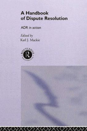 Handbook of Dispute Resolution 1