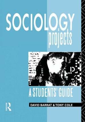 David Barrat, Tony Cole - Sociology Projects, Häftad