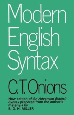 Modern English Syntax 1