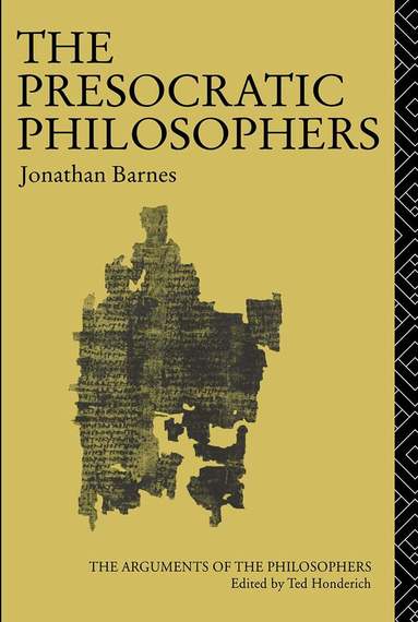 Jonathan Barnes - Presocratic Philosophers, Häftad