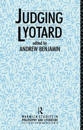 Judging Lyotard 1