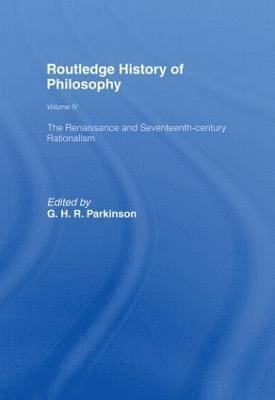 Routledge History of Philosophy Volume IV 1