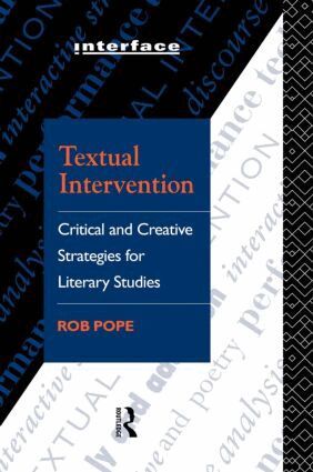 Rob Pope - Textual Intervention, Inbunden