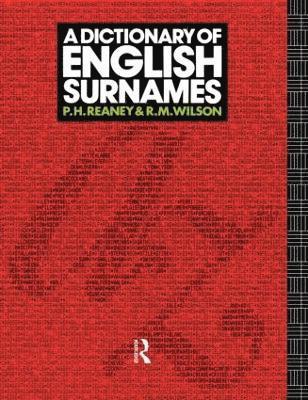 A Dictionary of English Surnames 1