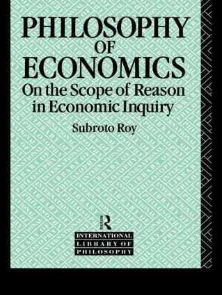Subroto Roy - Philosophy of Economics, Häftad