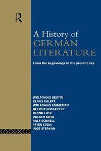 bokomslag A History of German Literature