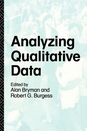 Alan Bryman, Bob Burgess - Analyzing Qualitative Data, Häftad