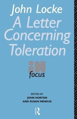 John Horton, Susan Mendus - John Locke's Letter on Toleration in Focus, Häftad
