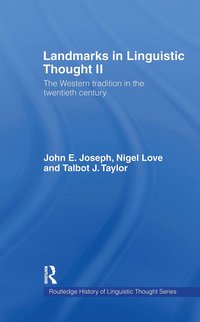 bokomslag Landmarks in Linguistic Thought Volume II