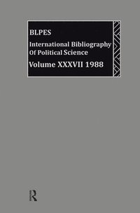 bokomslag IBSS: Political Science: 1988 Volume 37