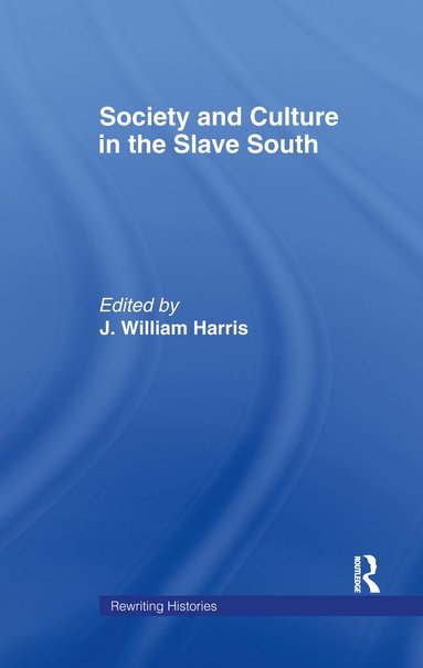 bokomslag Society and Culture in the Slave South