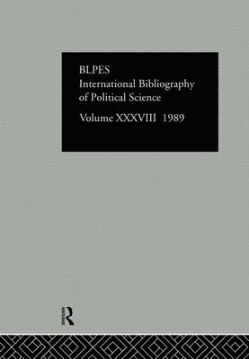 IBSS: Political Science: 1989 Volume 38 1