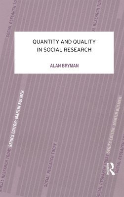 bokomslag Quantity and Quality in Social Research