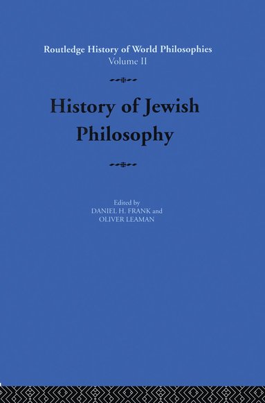 bokomslag History of Jewish Philosophy