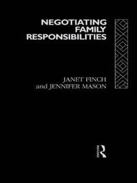 bokomslag Negotiating Family Responsibilities