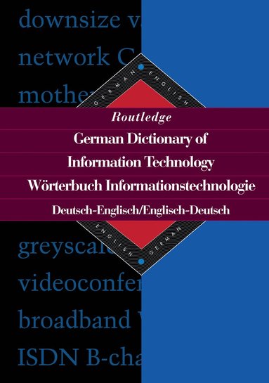 bokomslag Routledge German Dictionary of Information Technology Worterbuch Informationstechnologie